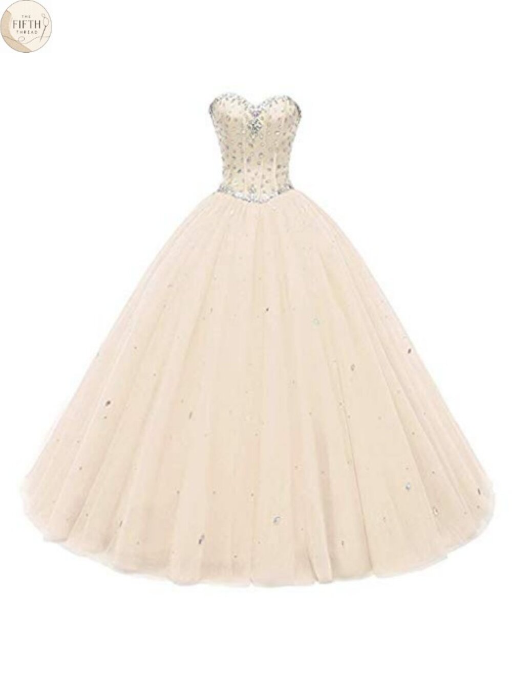 Tulle Satin Ball Gown Sweetheart Lace Up Prom Quinceanera Dress